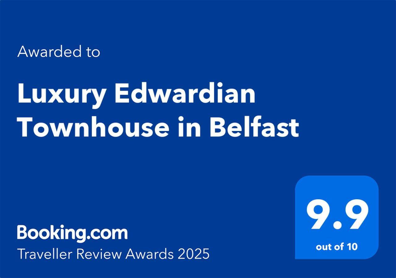 Luxury Edwardian Townhouse In Belfast Vila Exterior foto